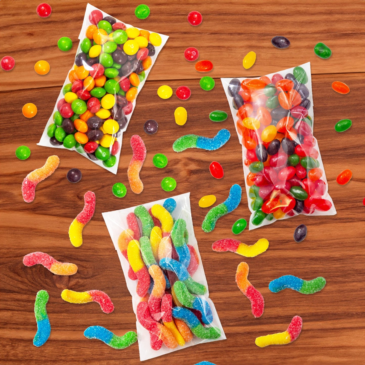 1.4-Mil Ultra Clear Self-Adhesive Re-Sealable OPP Packaging/Display Bags: for Merchandise/Handmade Jewelry/Cards/Crafts/Foods/Candles: High Clarity