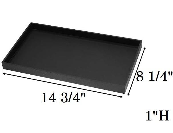 1" Deep Standard Black Utility Trays