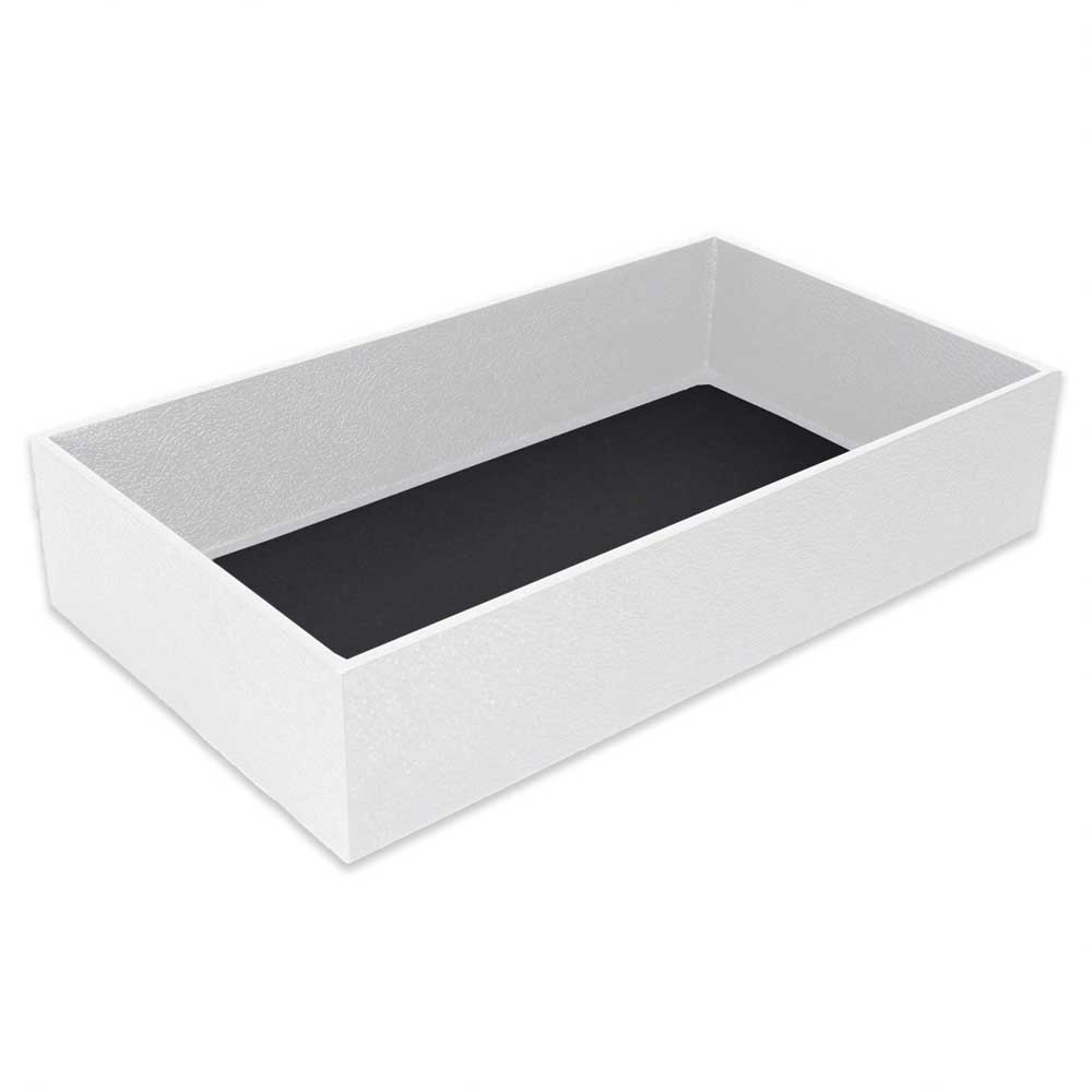 Standard White Utility Trays 14 3/4" x 8 1/4" x 3"H