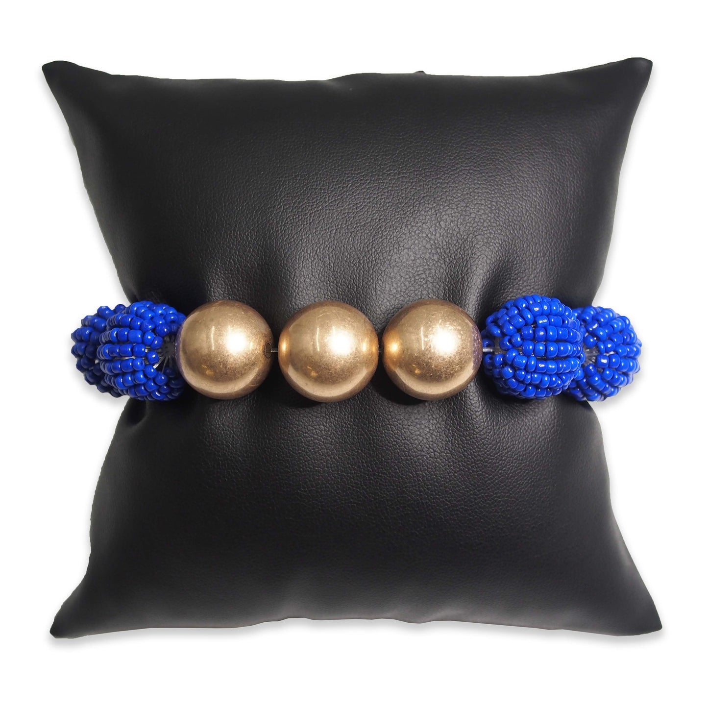 5" Black Leatherette Pillow Displays