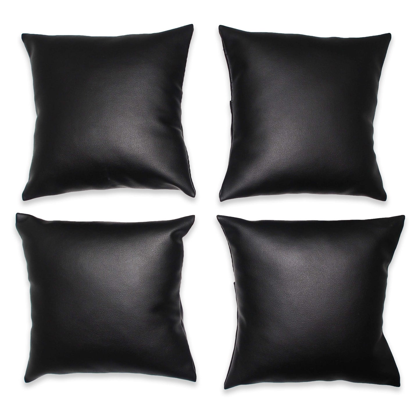 5" Black Leatherette Pillow Displays