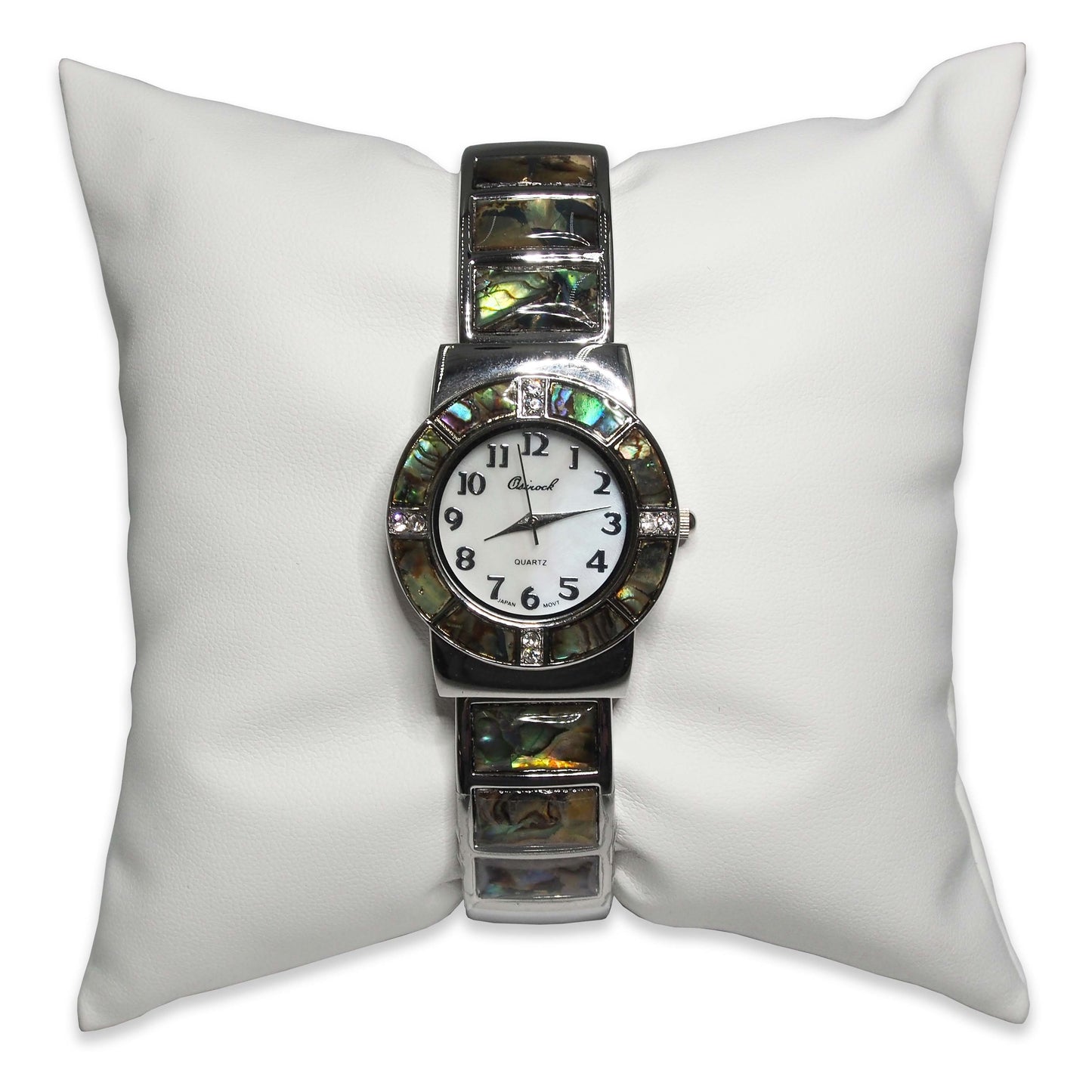 5" White Leatherette Pillow Displays