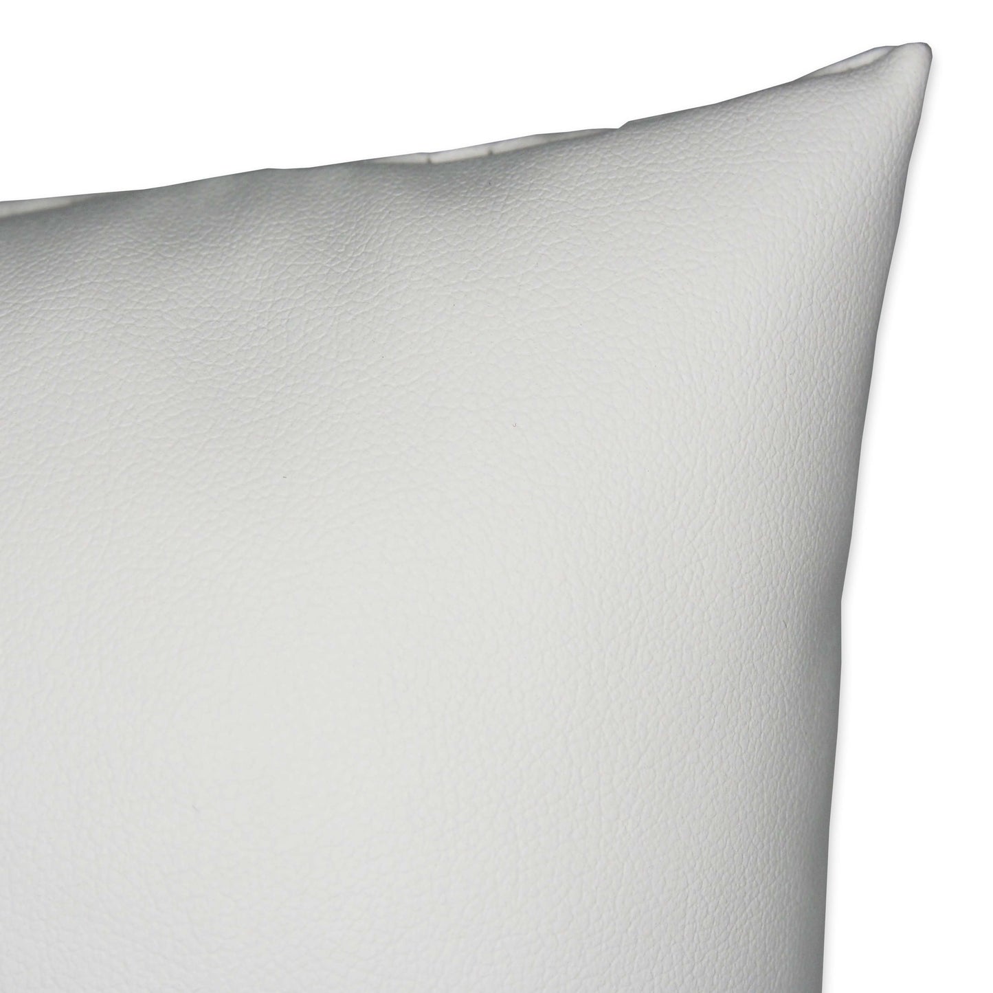 5" White Leatherette Pillow Displays