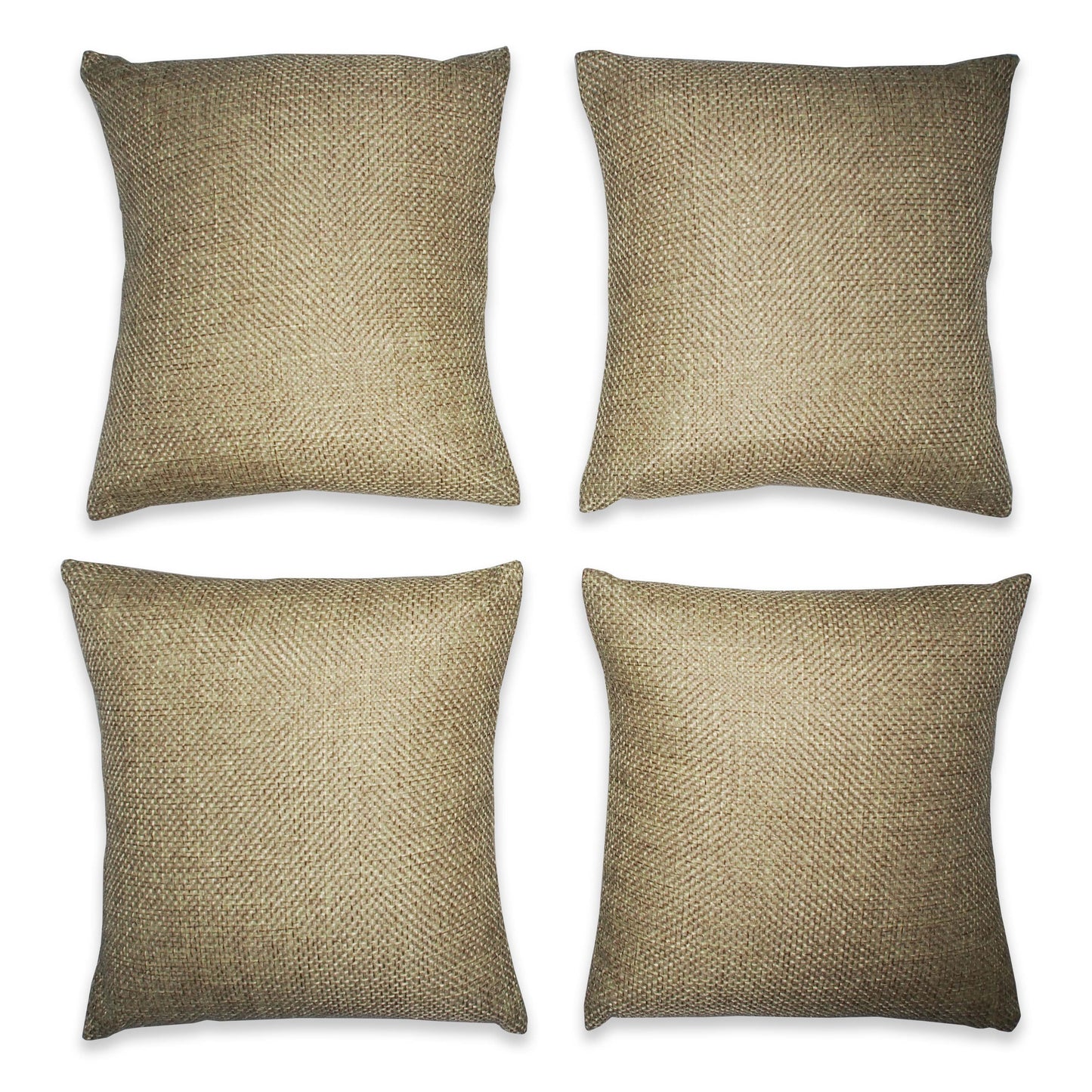 5" Burlap Fabric Pillow Displays