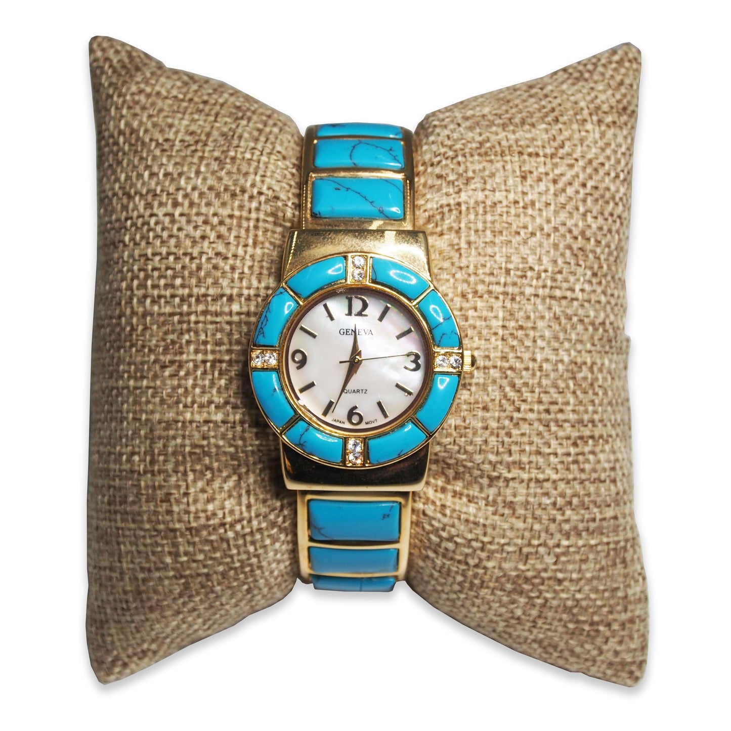 4" Burlap Fabric Pillow Displays