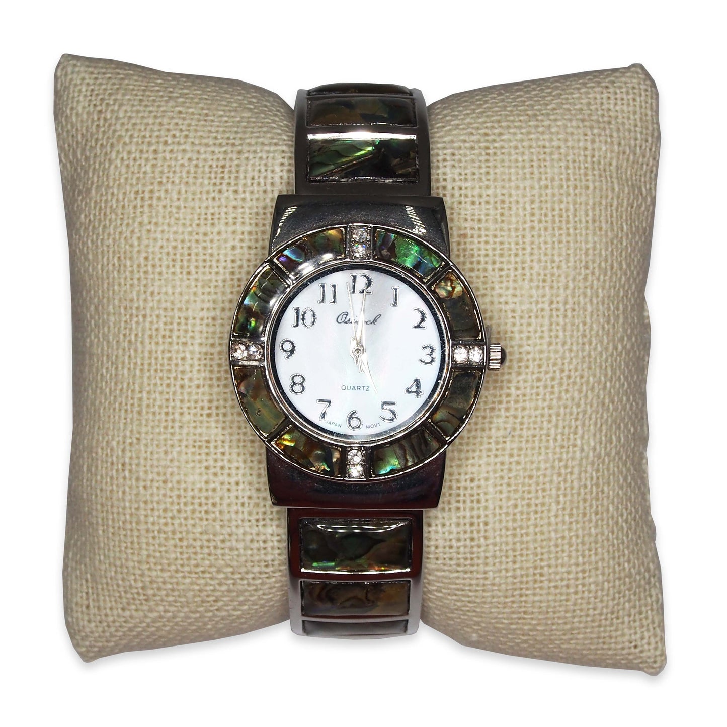 3" Beige Linen Pillow Displays