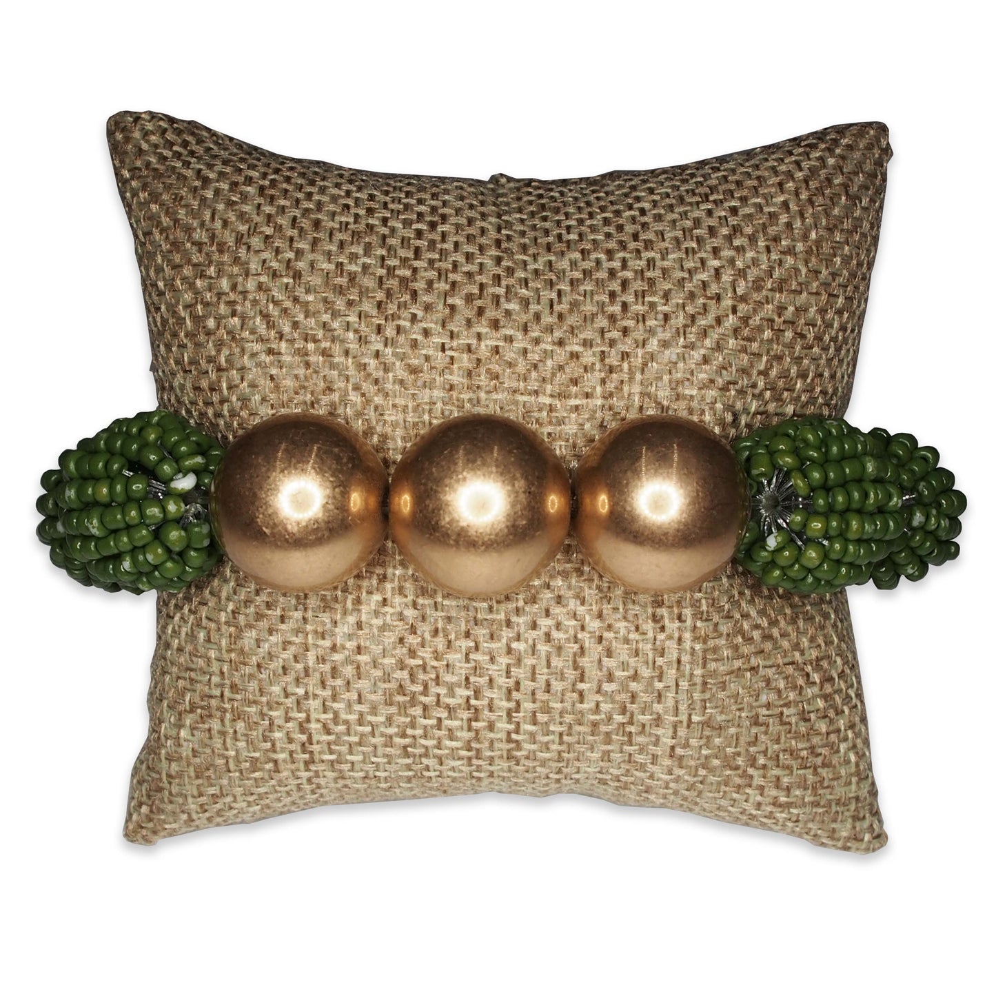 3" Burlap Fabric Pillow Displays