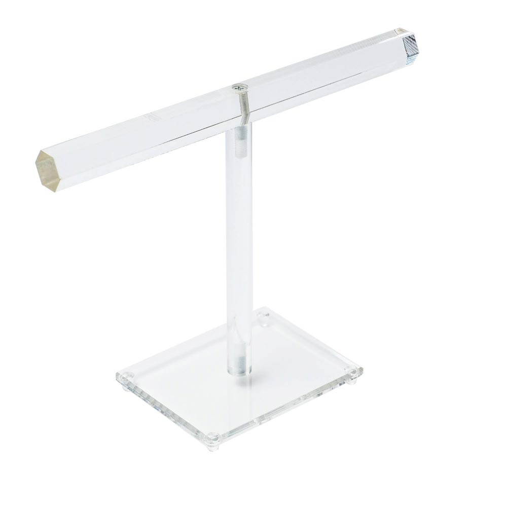 Acrylic Round T Bar Display Stand