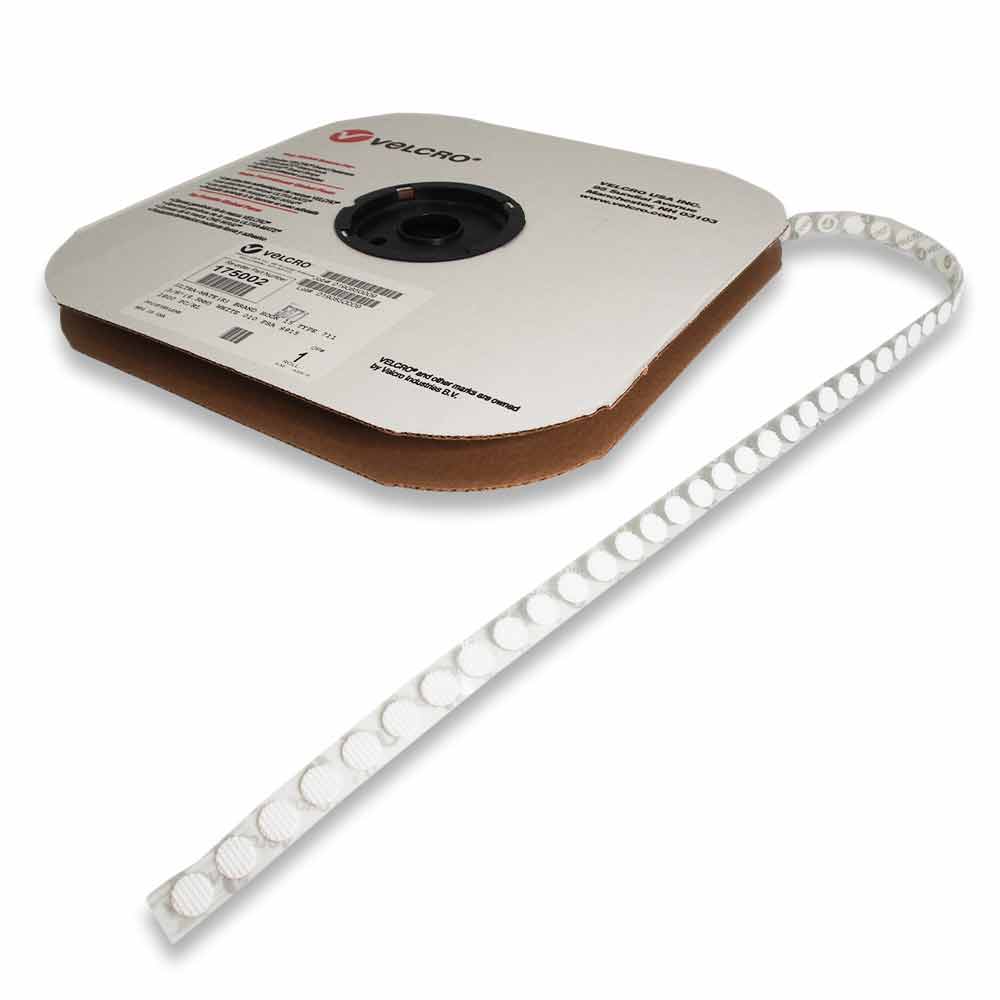 Roll of Velcro fastener dots, choose size, color and Hook / Loop