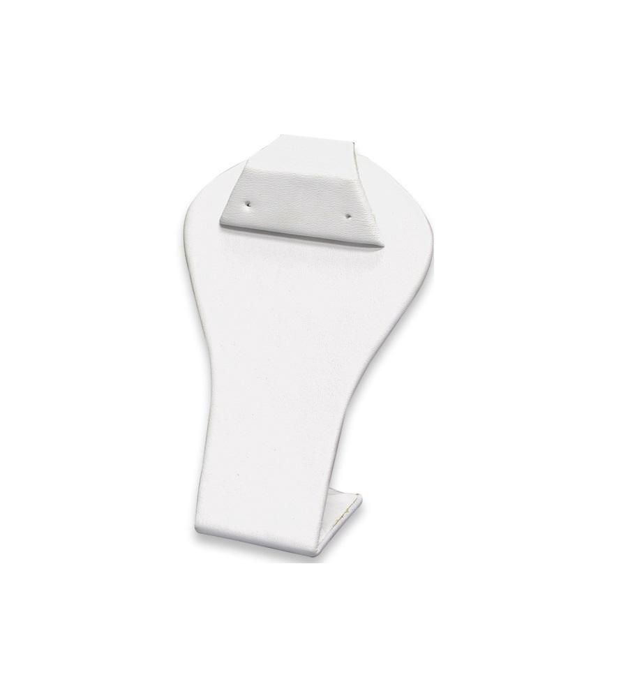 White Single Shapely Earring Display