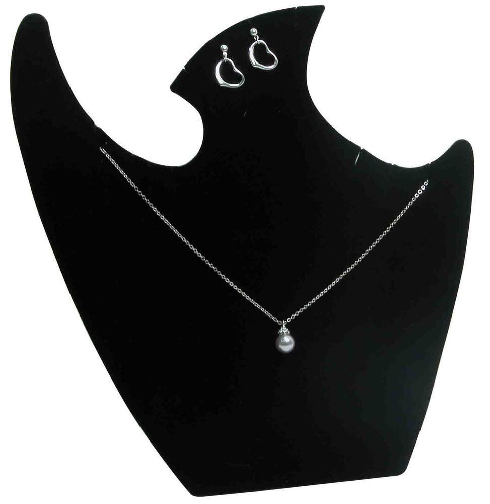 Black 9 1/2"H Necklace Display with Easel