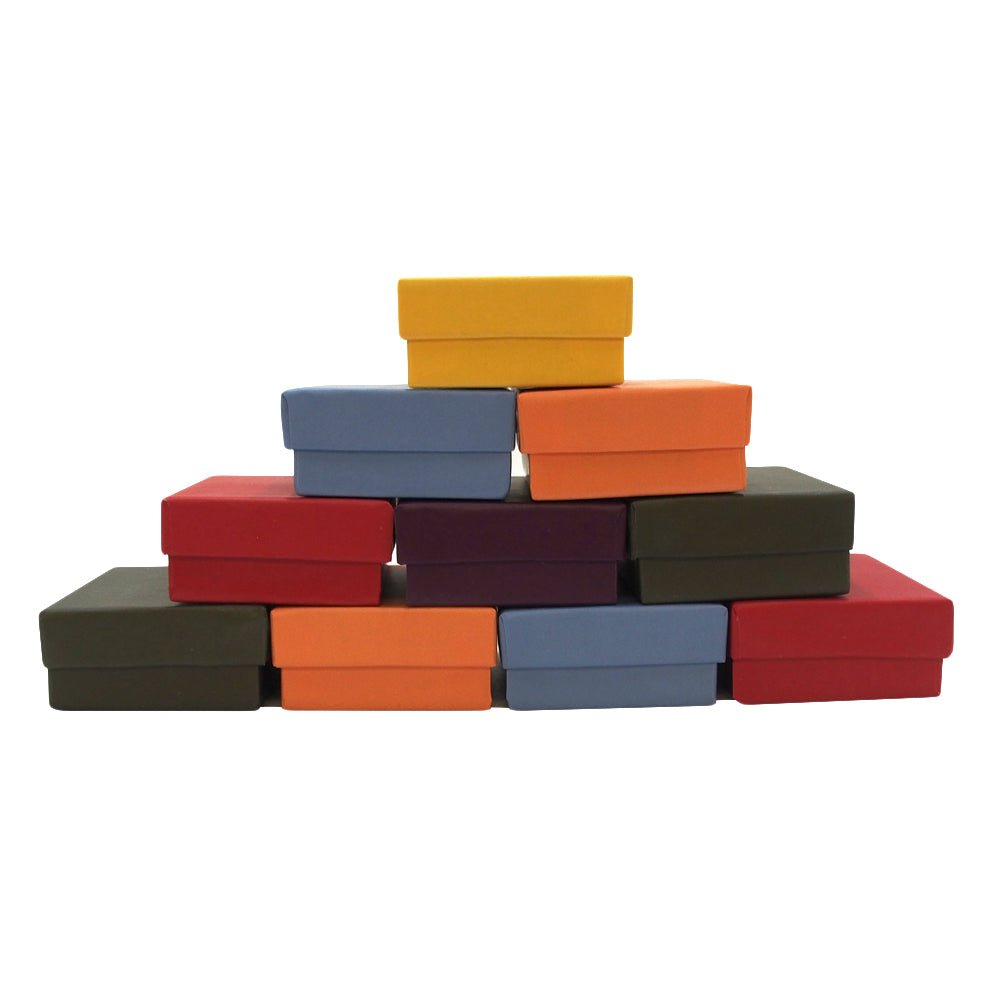 Assorted Matte Colors Cotton Filled Boxes