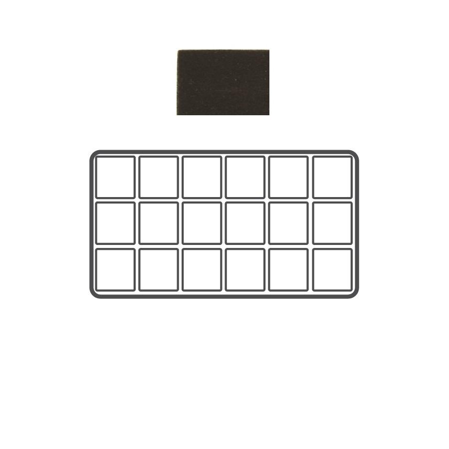 Black Flocked Compartment Tray Inserts