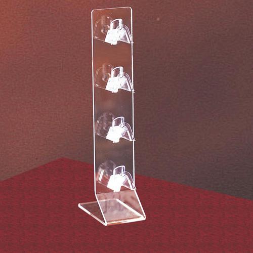 4 Tier Slanted Base Acrylic Eyewear Display