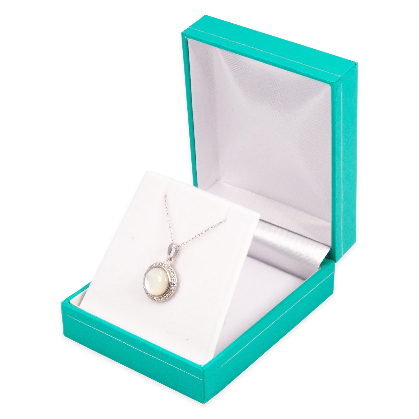 Robin's Egg Blue Pendant/Earring Gift Box