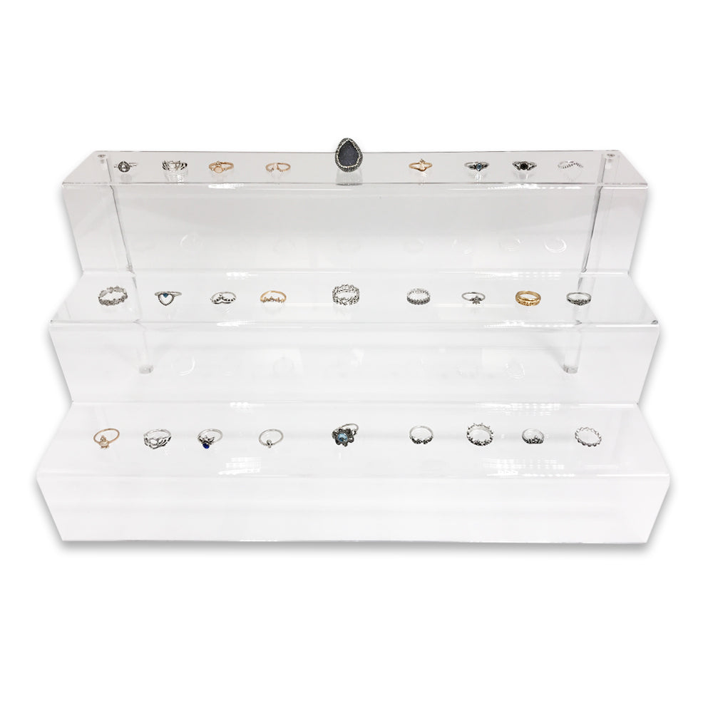3 Tier 18" Wide Acrylic Riser