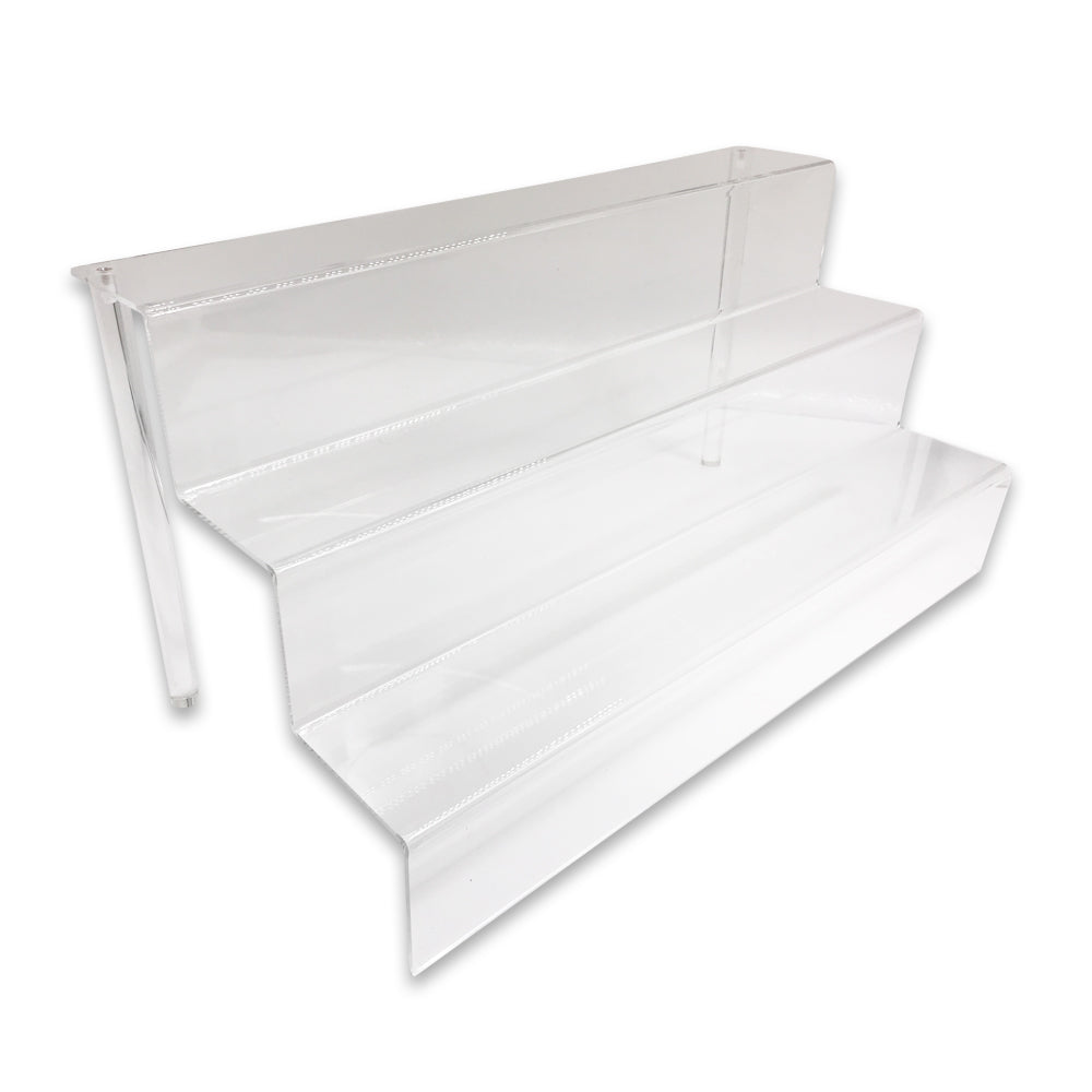 3 Tier 18" Wide Acrylic Riser