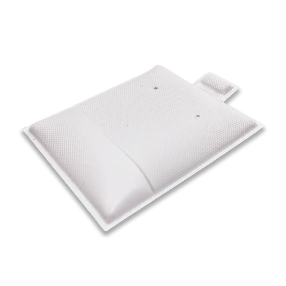White Puff Pad Earring Cards 100pcs