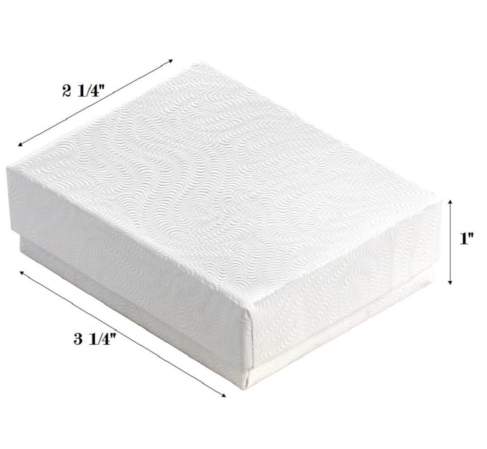 White Swirl Cotton Filled Boxes - 9 Sizes Available!