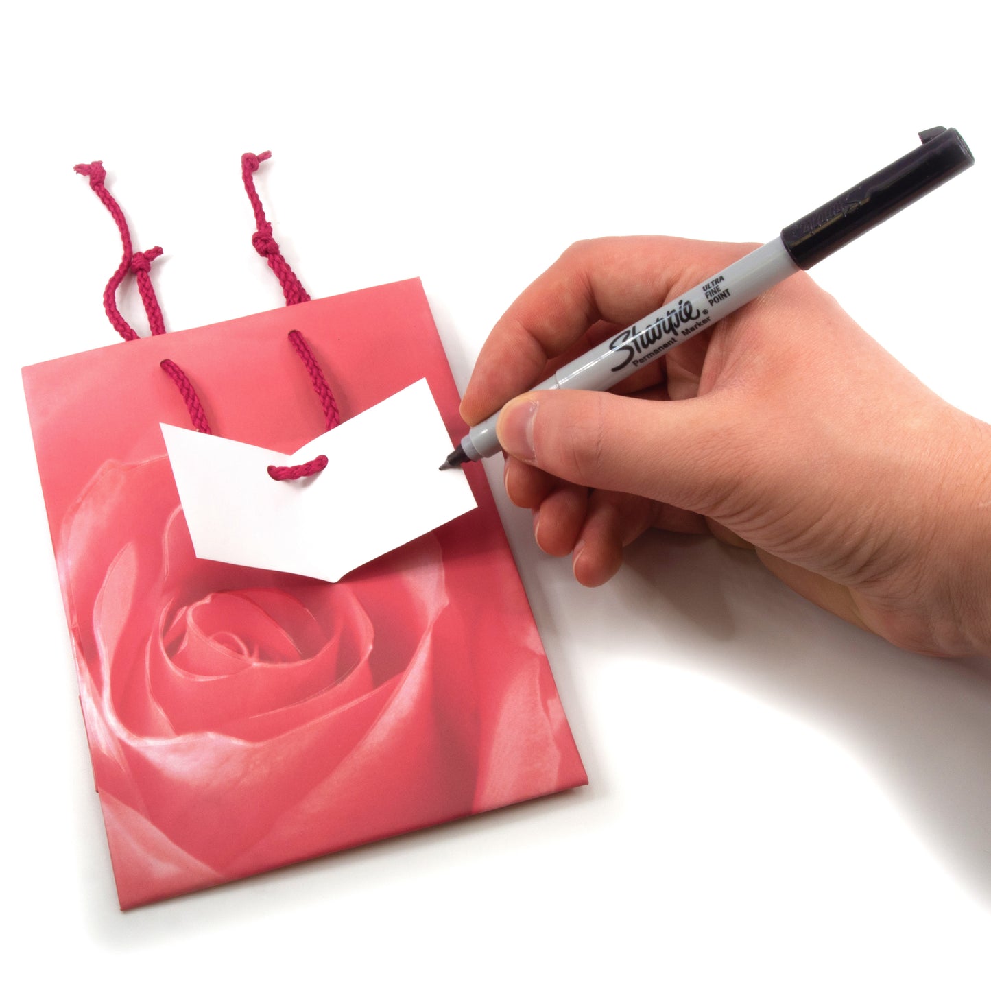 Rose Spot Coating Paper Tote Gift Bags