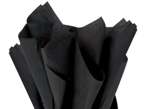 Black Tissue Paper 15" x 20" - 50 Sheets