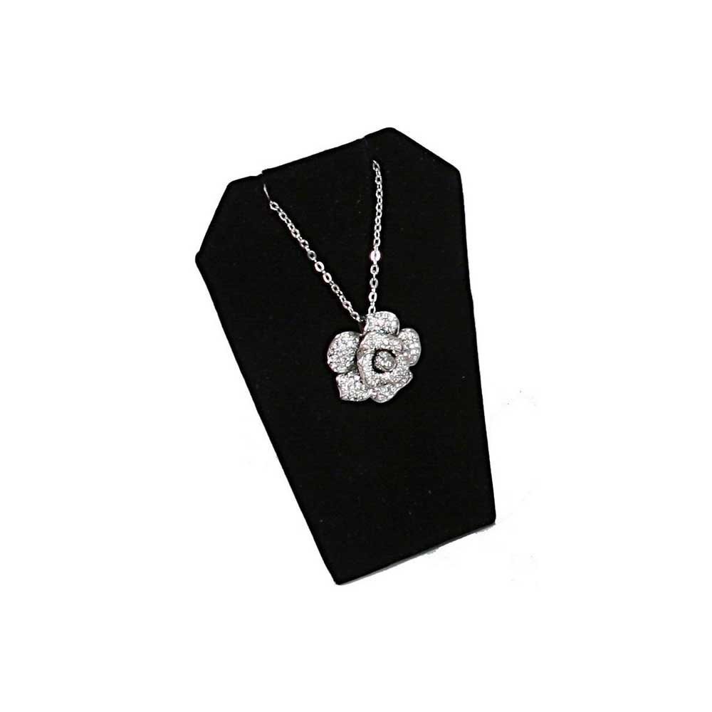 Black Single Slant-Edge Earring Display Stand