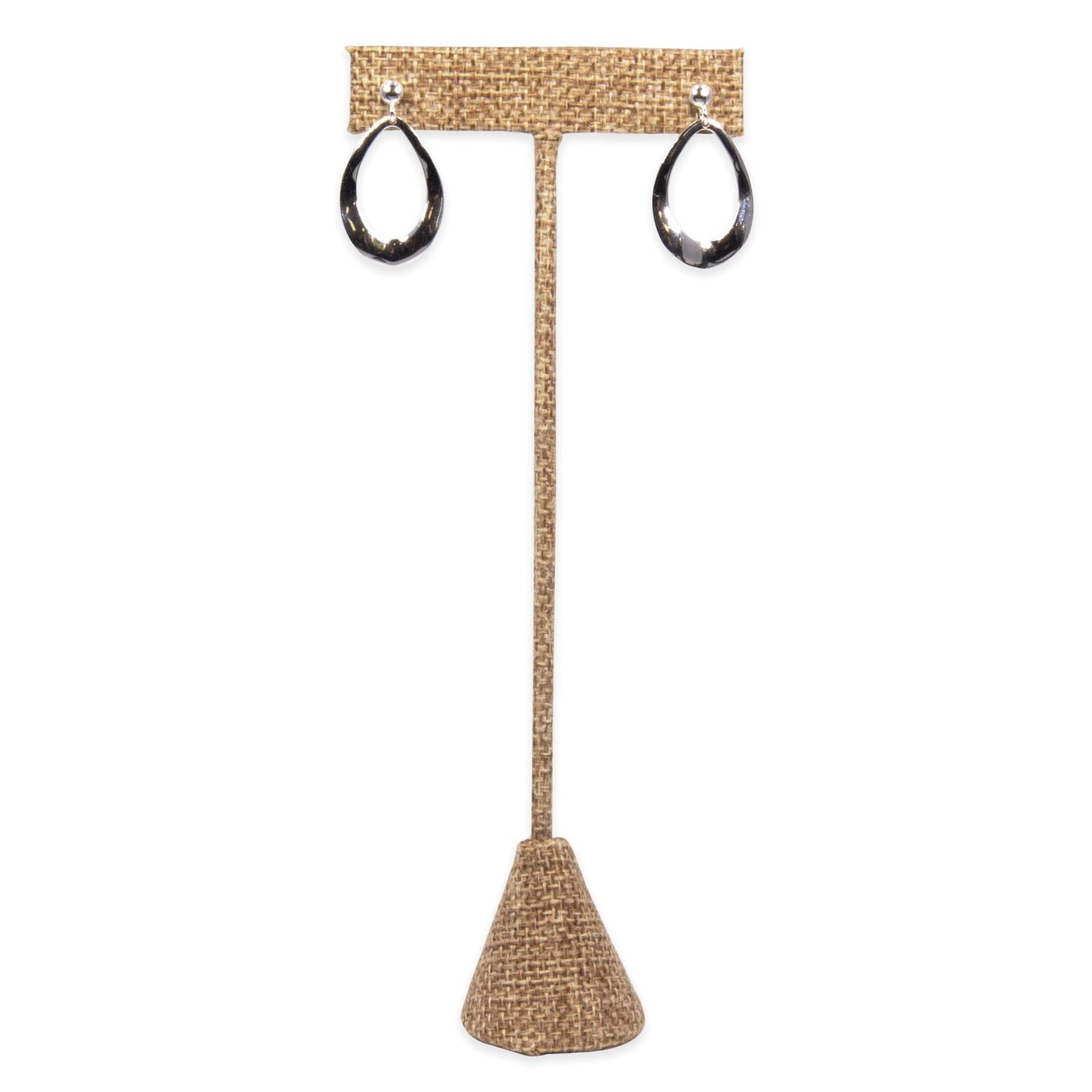 Burlap Single Piece Earring T-Shape Display