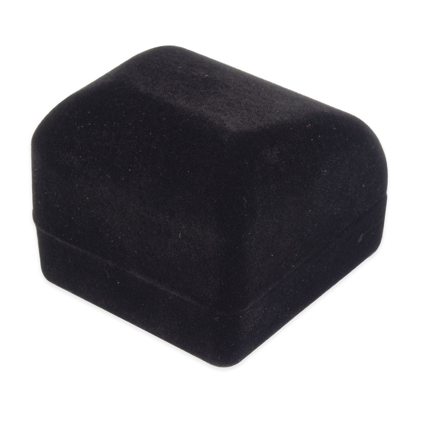 Soft Flocked Black Velour Earring Gift Box