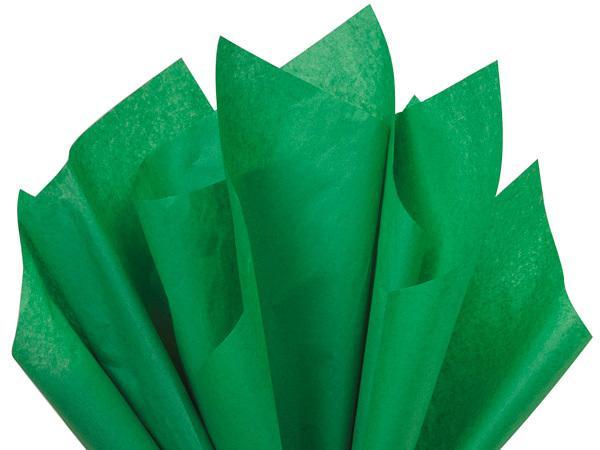 Festive Green Tissue Paper 15" x 20" - 50 Sheets