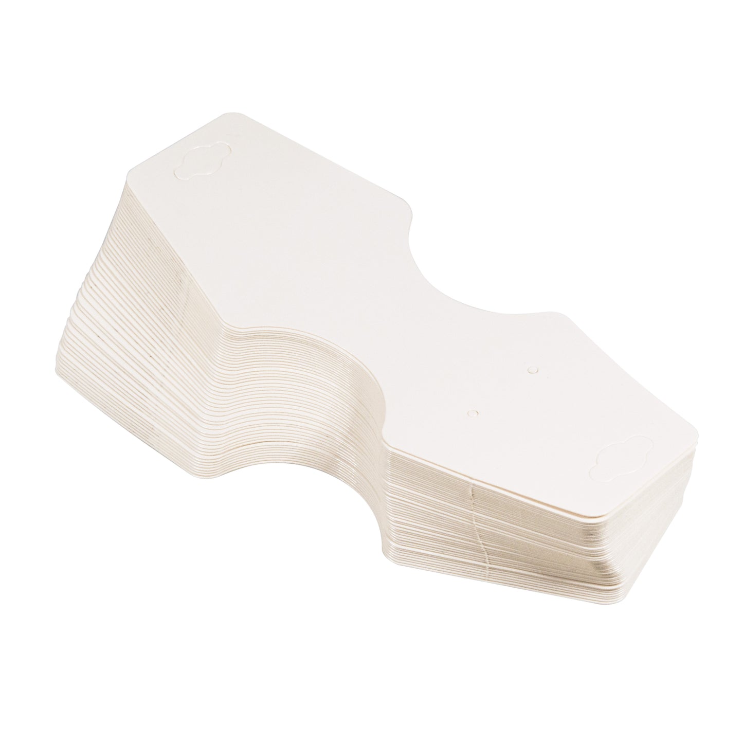 Large Necklace/Bracelet Foldover Cards - 100pcs/pack - (3 color options)