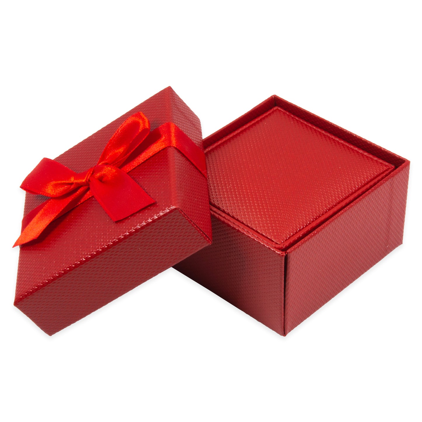 Red Pendant Wrap less Premium Ribbon Box