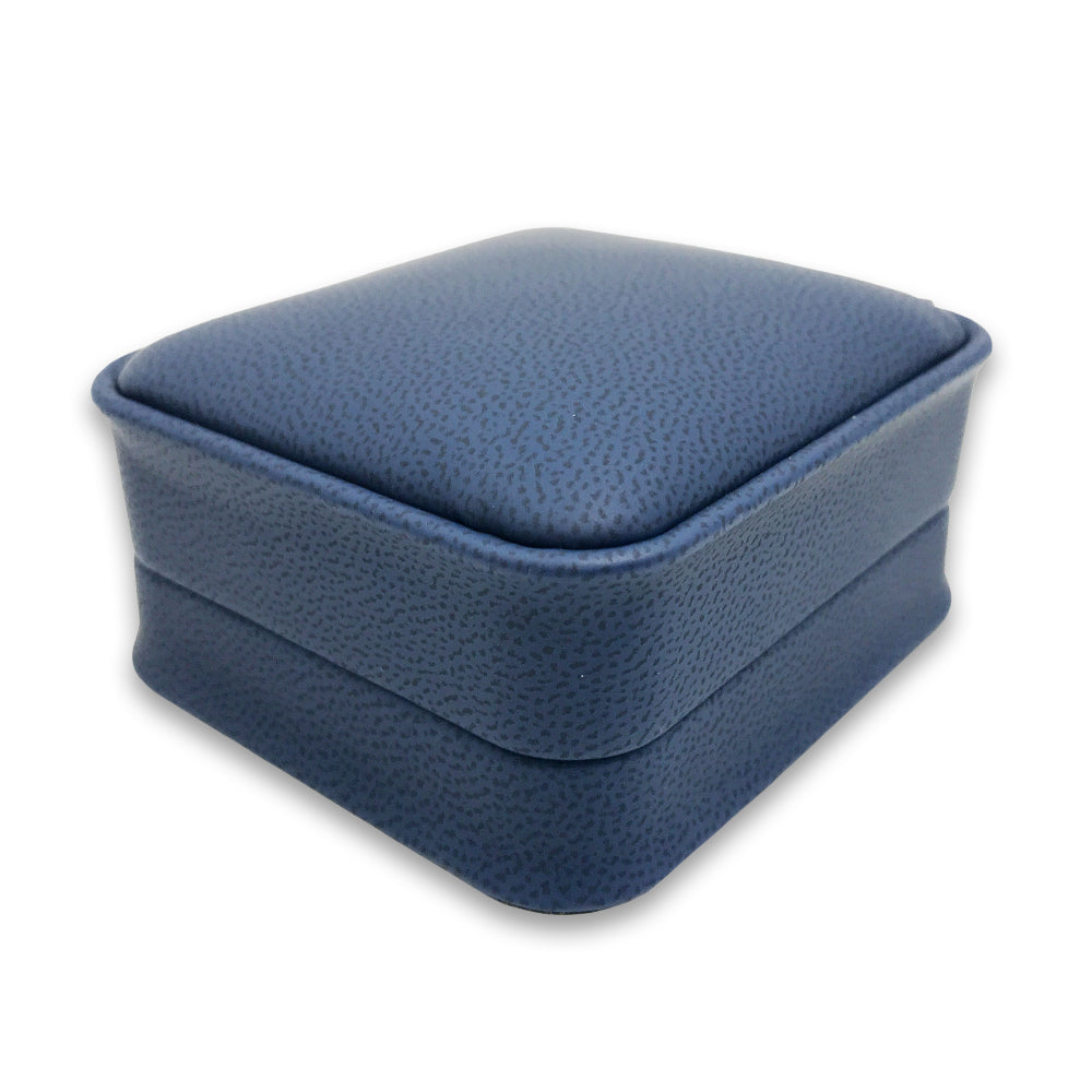 Deluxe Blue Soft Touch Faux Leather Jewelry Boxes