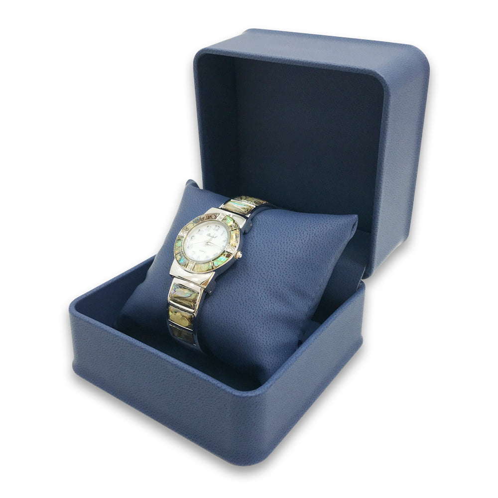 Deluxe Blue Soft Touch Faux Leather Jewelry Boxes