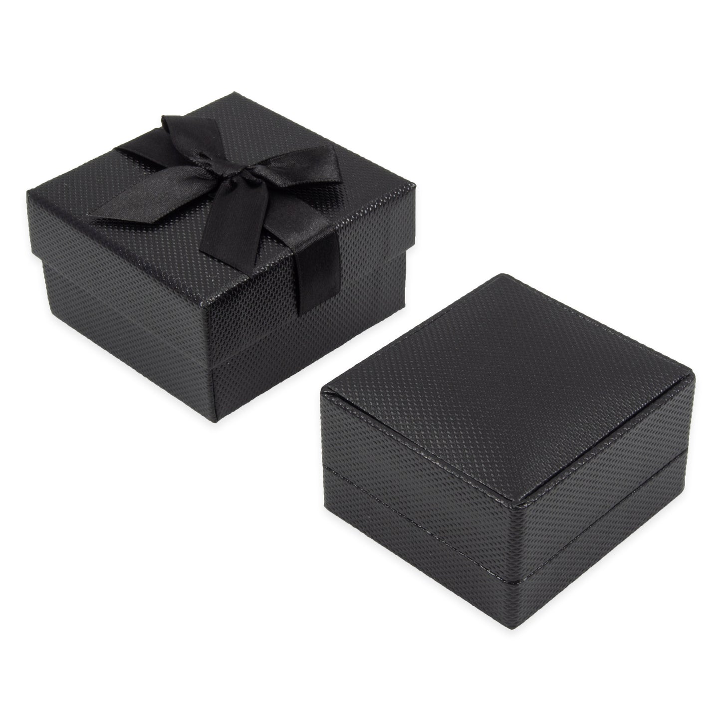 Black Pendant Wrap less Premium Ribbon Box