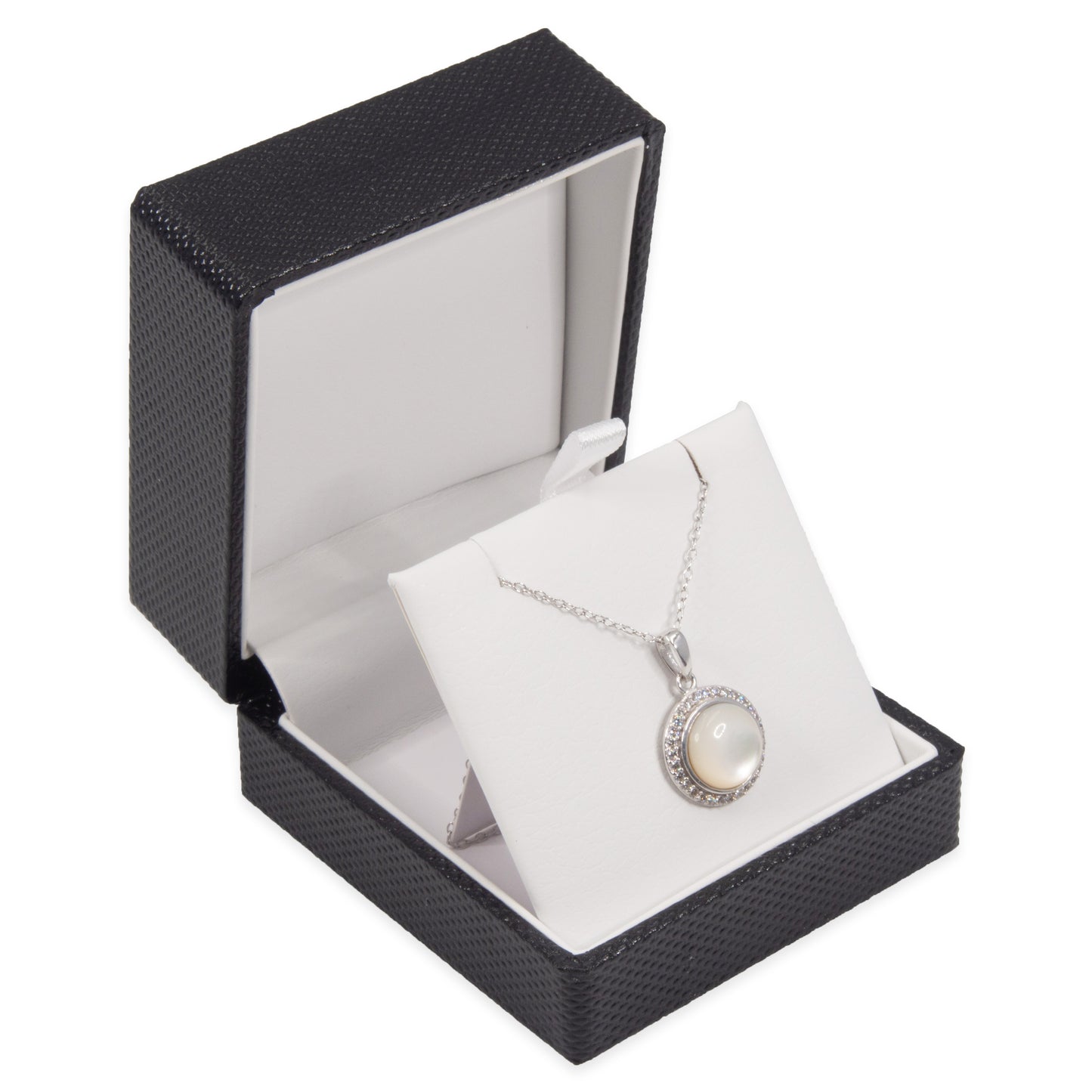 Black Pendant Wrap less Premium Ribbon Box