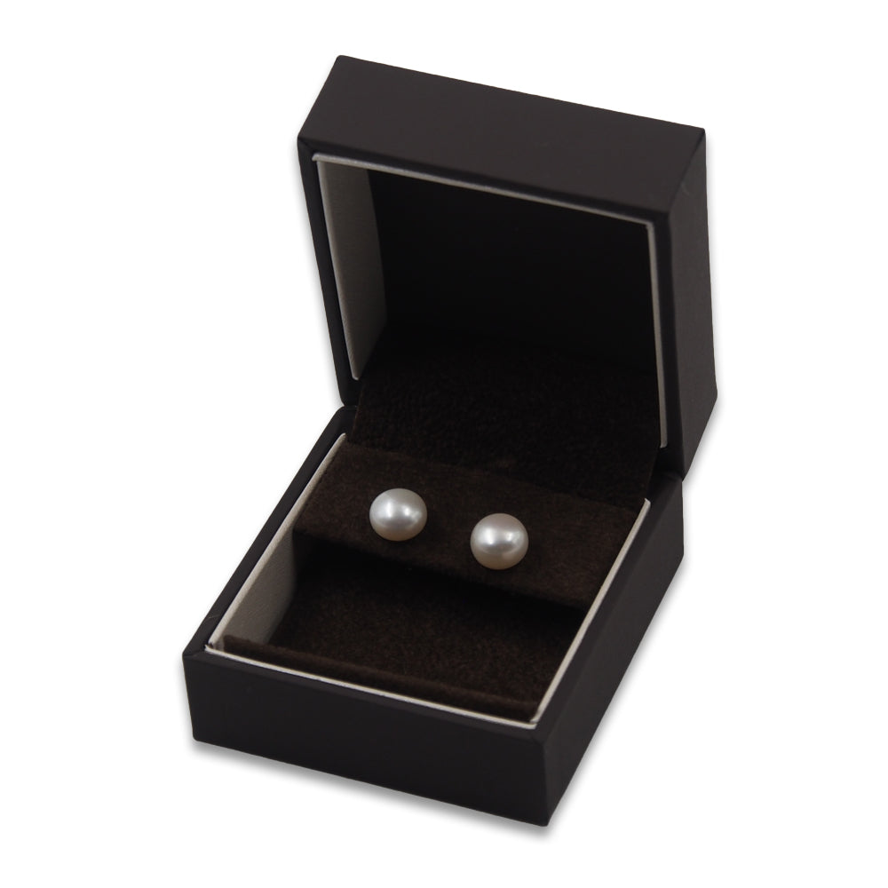 Brown Elegant Matte Boxes with Reversible Inserts