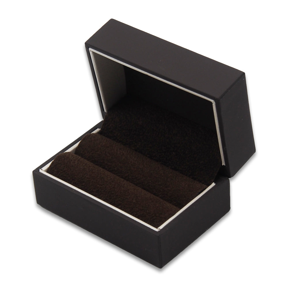 Brown Elegant Matte Boxes with Reversible Inserts