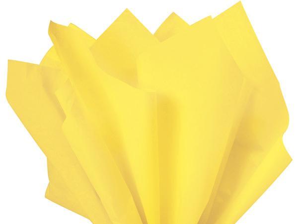 Light Yellow Tissue Paper 15" x 20" - 50 Sheets