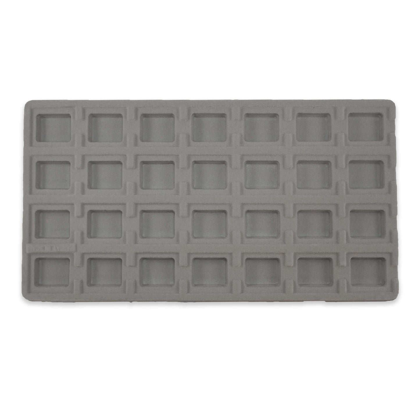 Grey Flocked Compartment Tray Inserts