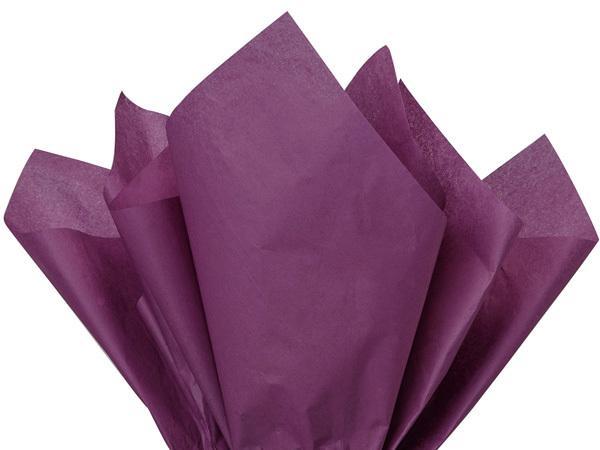 Plum Tissue Paper 15" x 20" - 50 Sheets