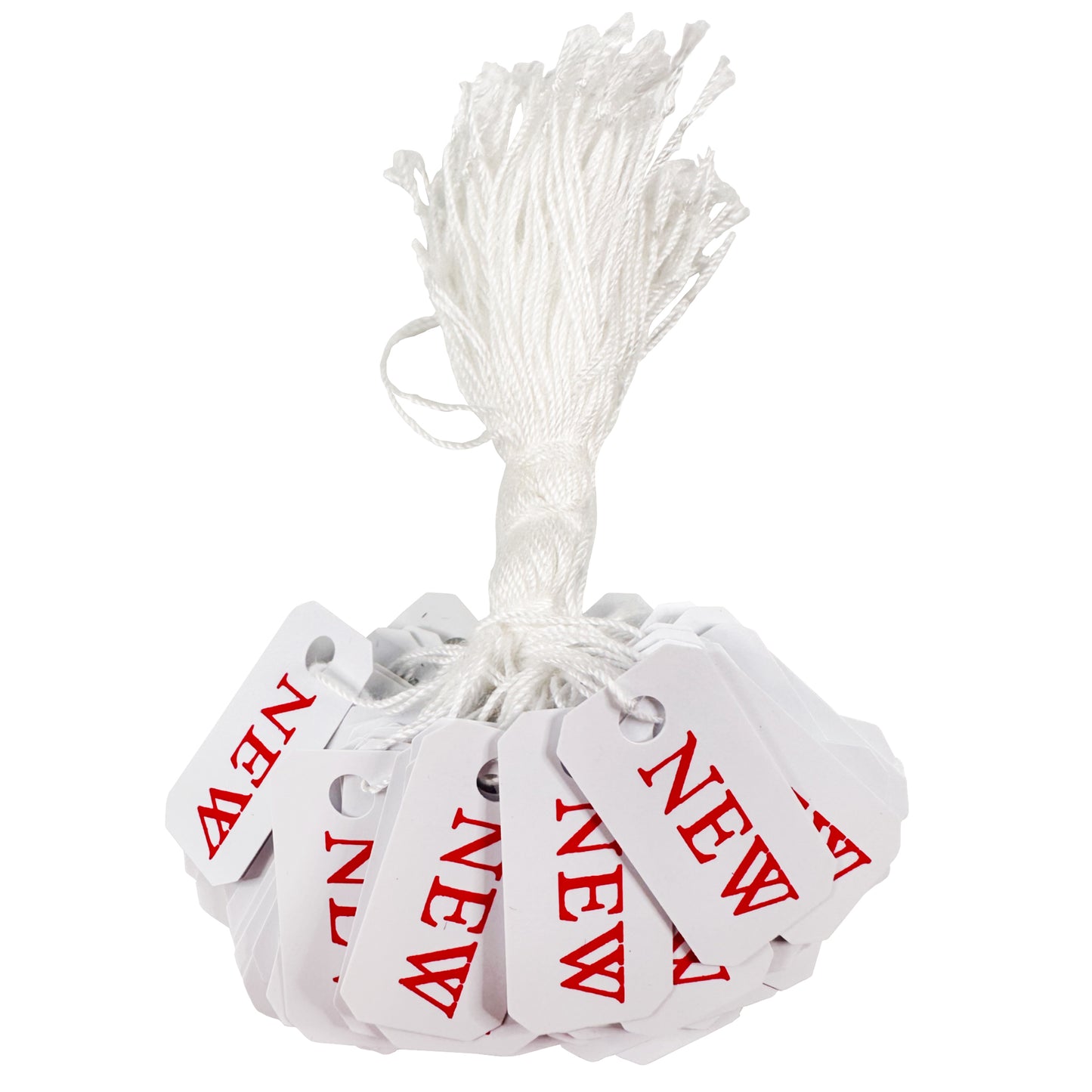 Small Pre-Printed String Tags 100pcs