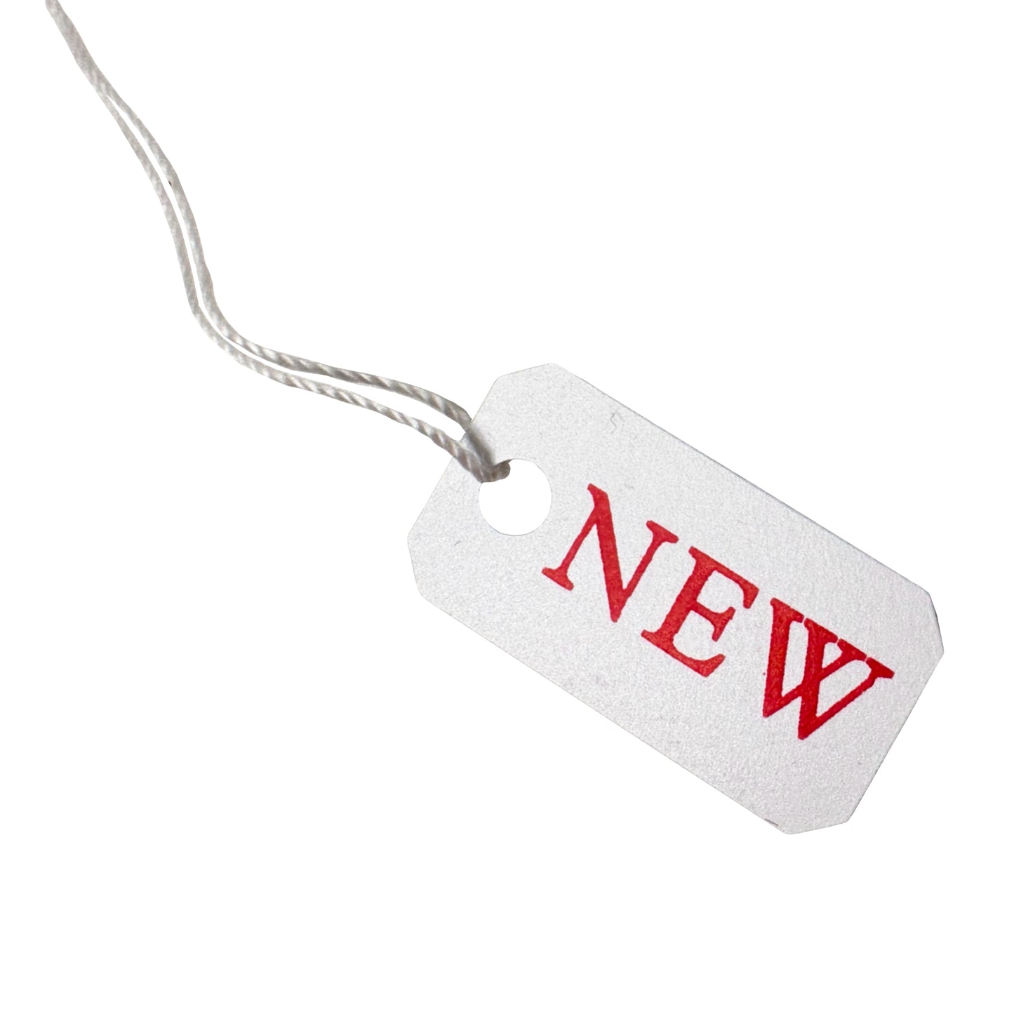 Small Pre-Printed String Tags 100pcs