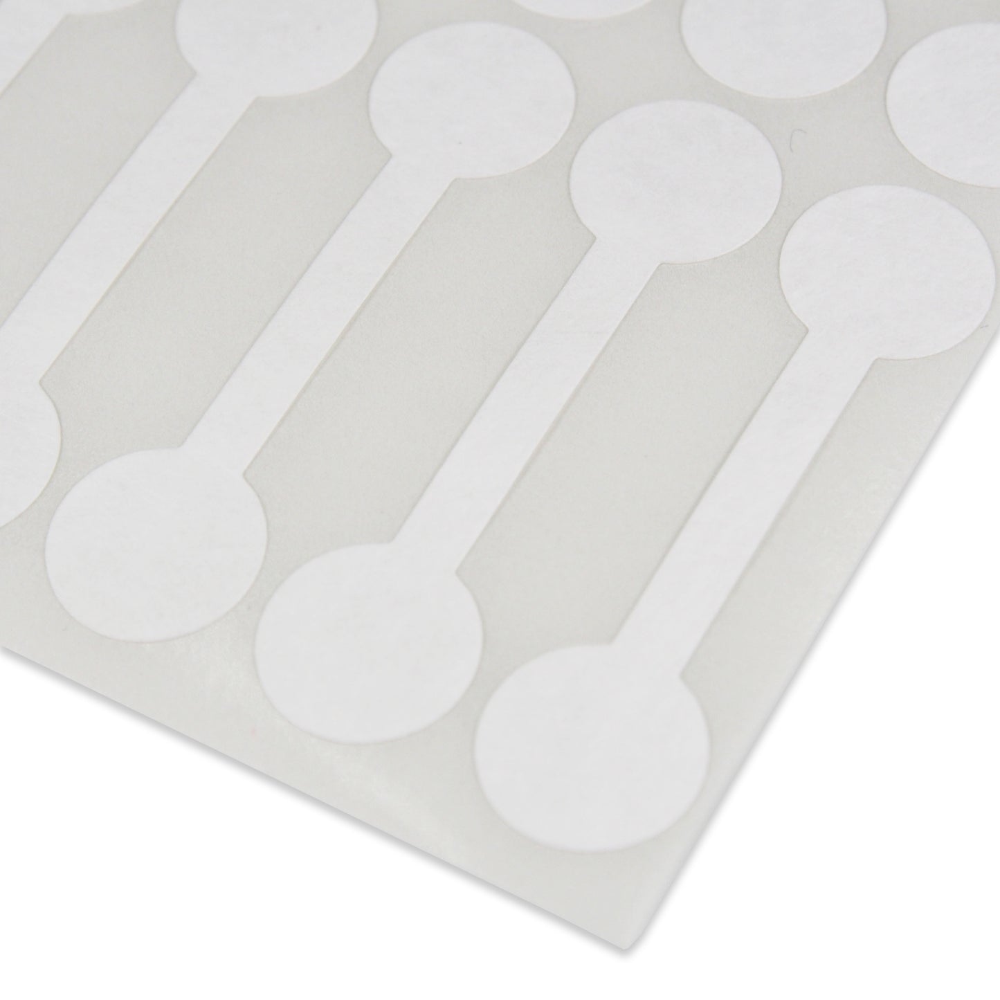 Long Dumbbell Shaped Adhesive Tear-Proof Tags (500pcs/Box)
