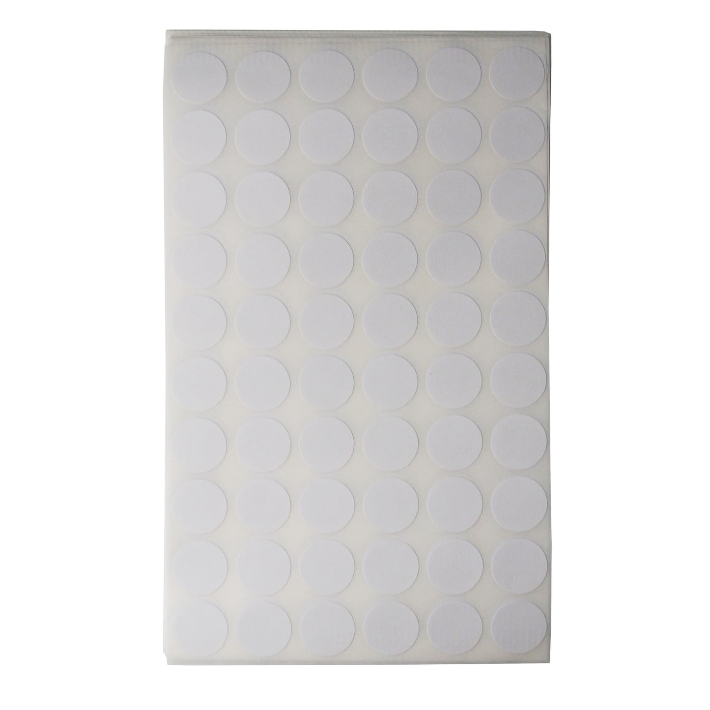 Full sheet of Circle Self Adhesive Plain Label - 1020 Labels (1/2" Dia.)