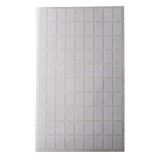 Full sheet of Small Rectangular Self Adhesive Plain Labels - 1080 Labels/Pack (5/16" x 1/2")