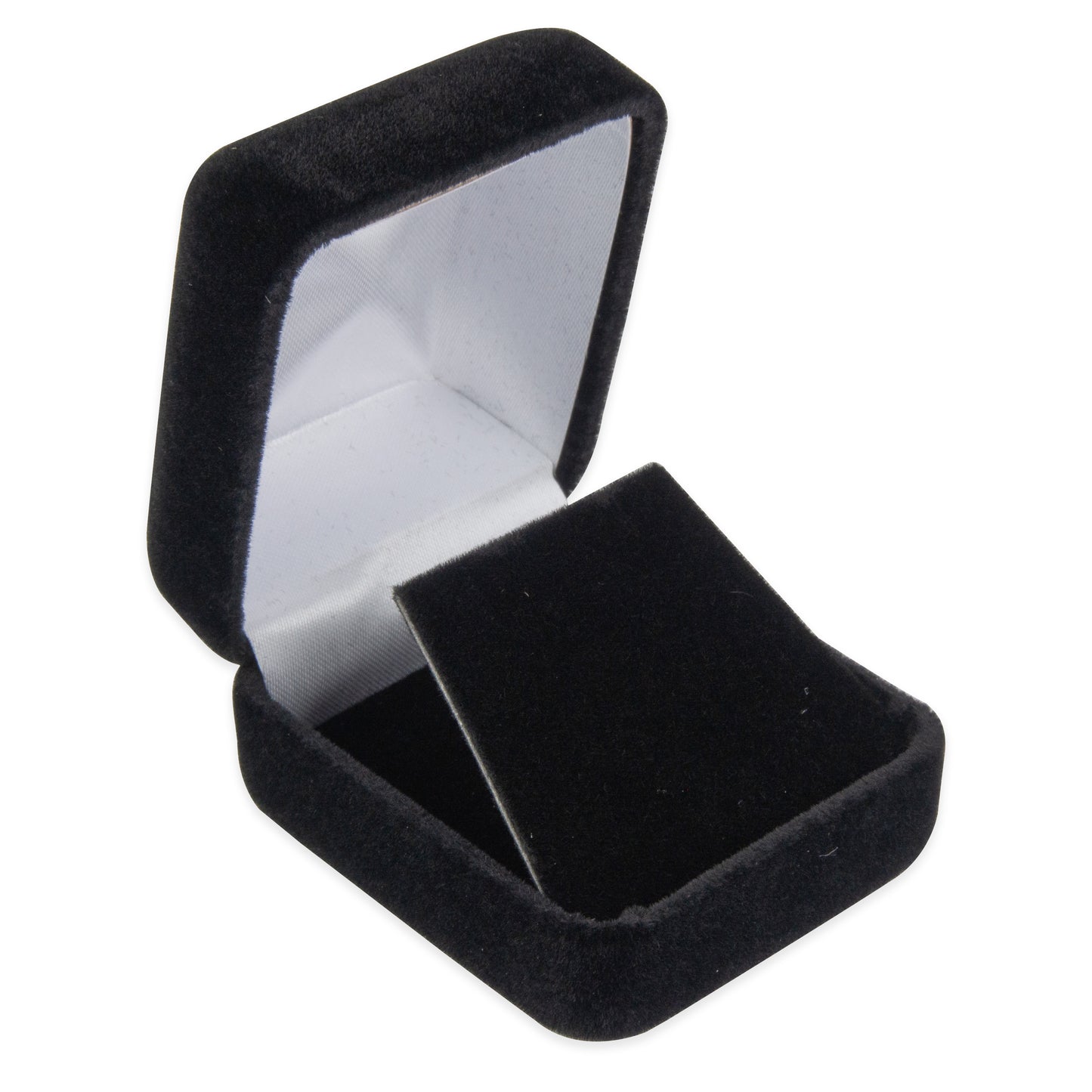 Classic Black Velvet Earring Jewelry Gift Box