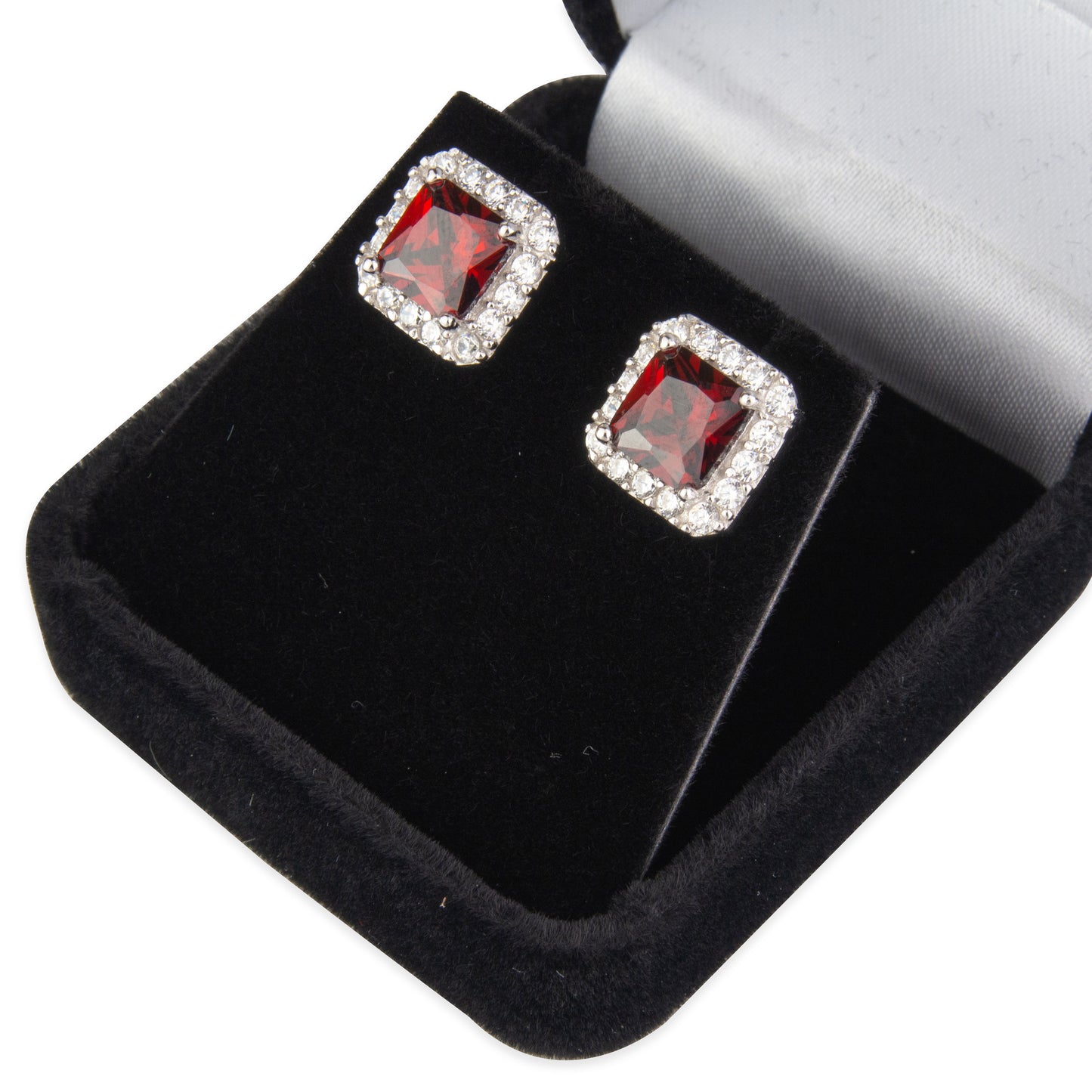 Classic Black Velvet Earring Jewelry Gift Box