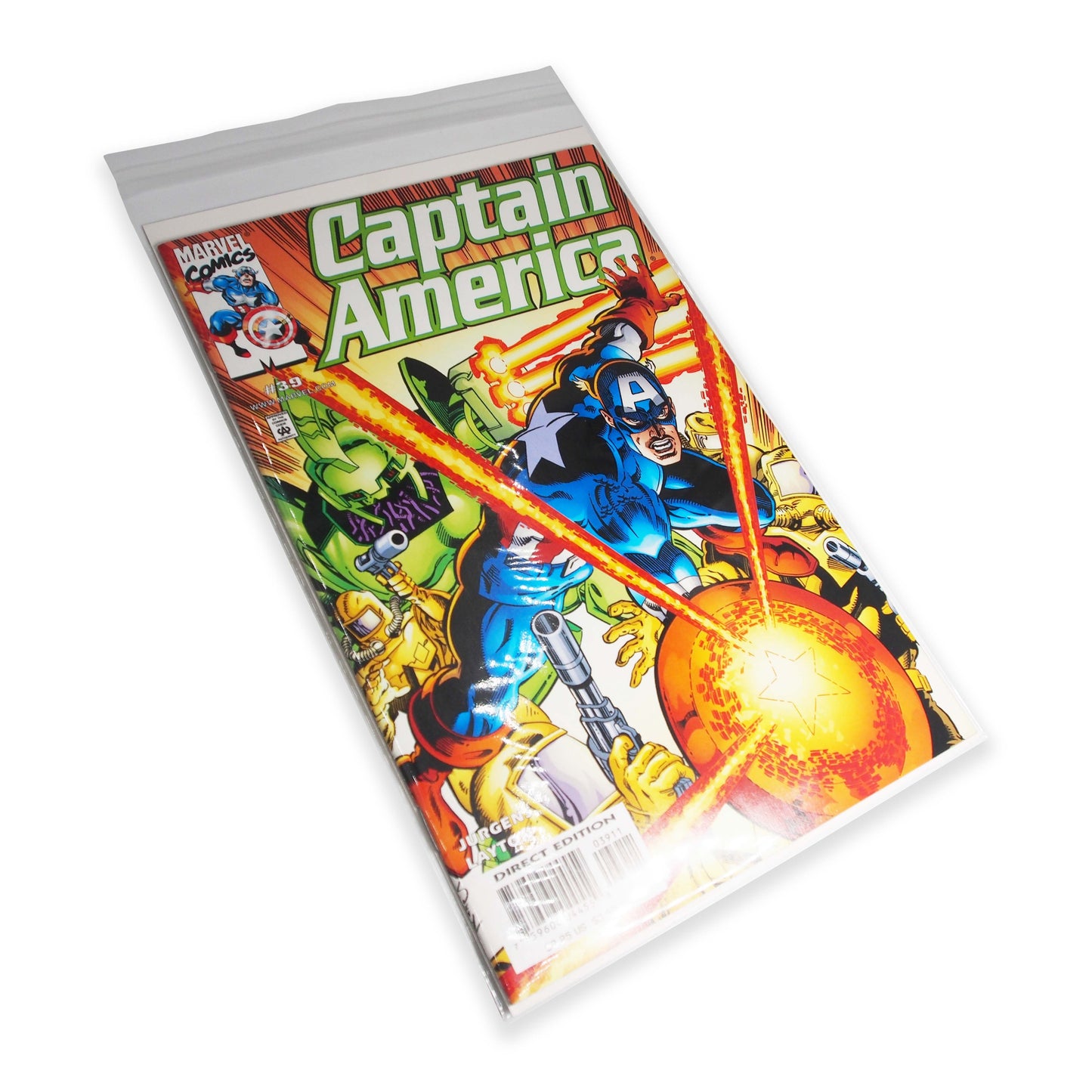 100 Qty Protective Comic Book Sleeves - Super Clear OPP Plastic Bags - 7.2" x 10.2"