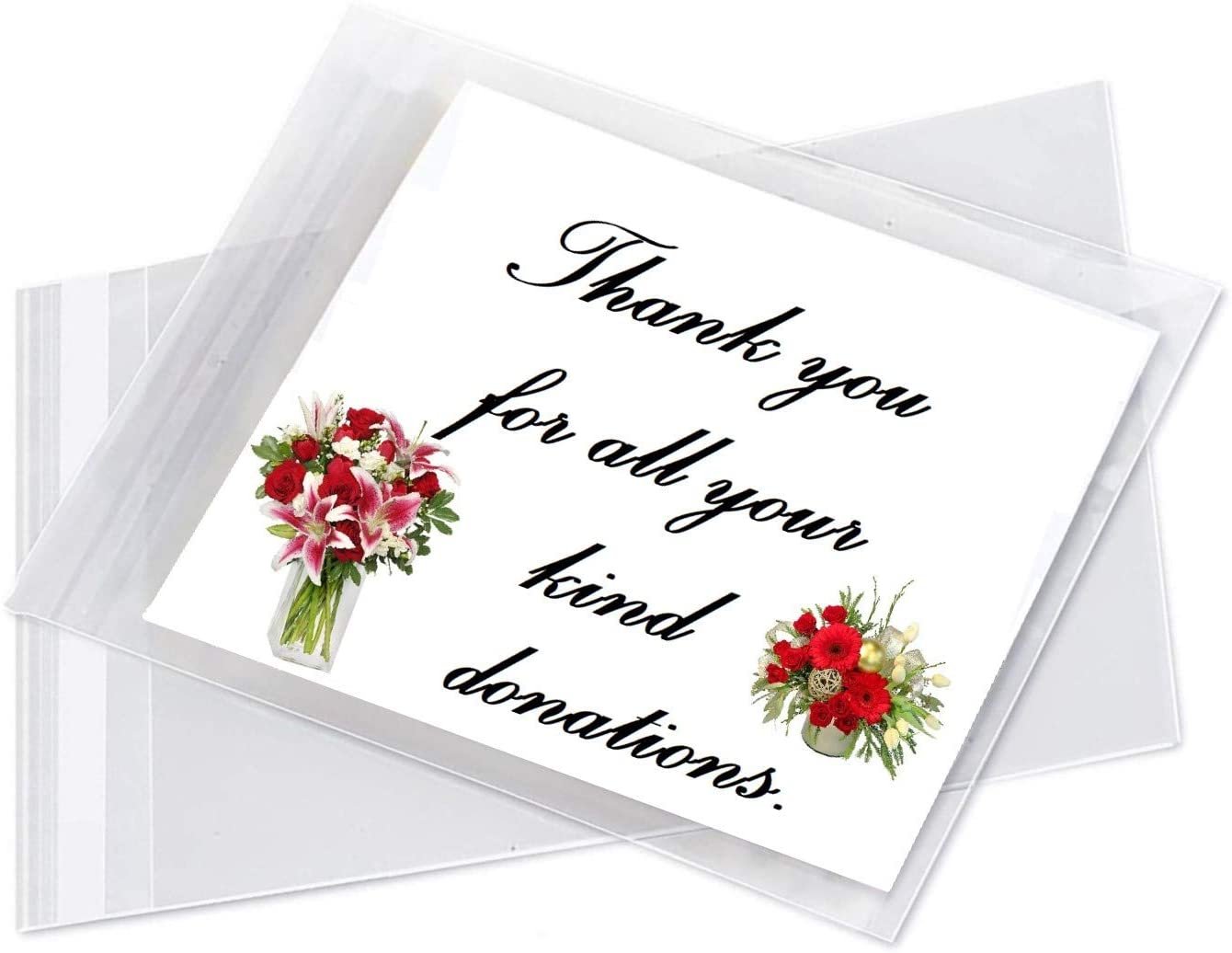 200 (4" x 6") Pcs Clear Flat Cello/Cellophane Bags Good for Candies, Cookies, Bakery Goods, Soap, Other Goodie Treats (4" x 6" (101.6" x 152.4))