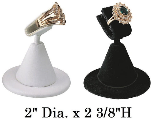 2 Pieces of our Single Ring Clamp Jewelry Display Stand